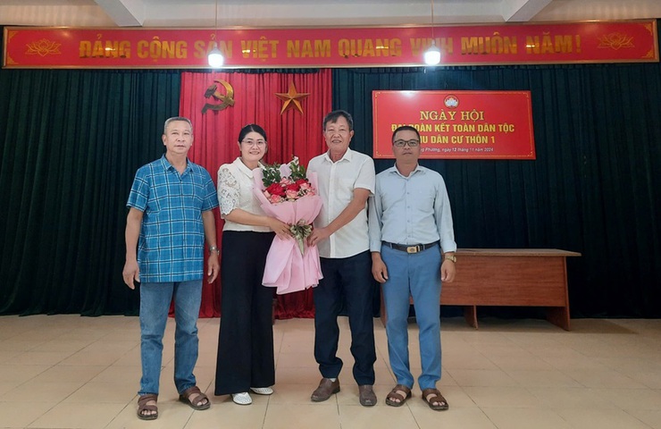 Khu dân cư Thôn 1 tổ chức Ngày hội Đại đoàn kết toàn dân tộc năm 2024- Ảnh 1.