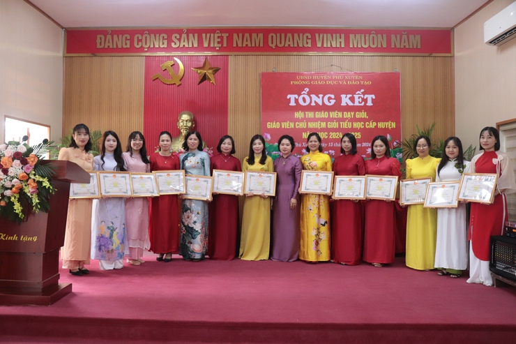 Tổng kết Hội thi giáo viên dạy giỏi tiểu học cấp huyện năm học 2024-2025- Ảnh 5.