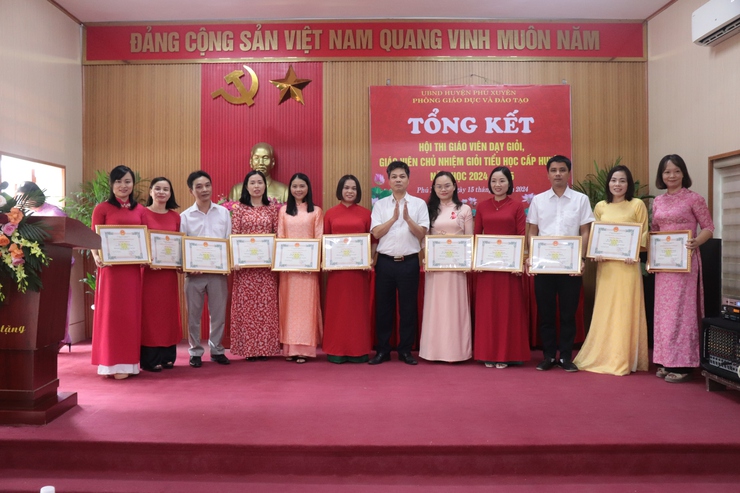 Tổng kết Hội thi giáo viên dạy giỏi tiểu học cấp huyện năm học 2024-2025- Ảnh 6.