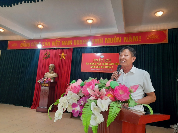 Khu dân cư Thôn 1 tổ chức Ngày hội Đại đoàn kết toàn dân tộc năm 2024- Ảnh 4.