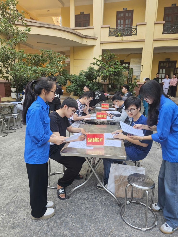 Phường Vĩnh Hưng tổ chức khám sơ tuyển nghĩa vụ Quân sự năm 2025- Ảnh 2.