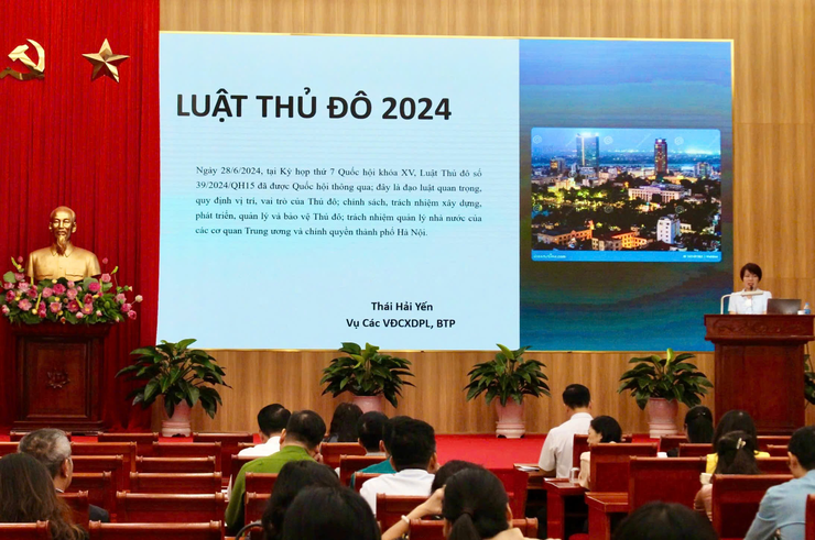 Quận Hoàng Mai phổ biến, quán triệt Luật Thủ đô- Ảnh 2.