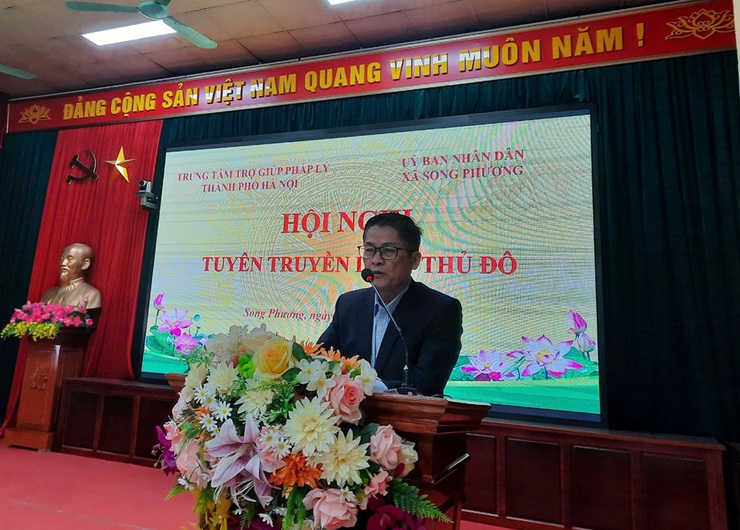 Xã Song Phương tổ chức Lễ Mít tinh hưởng ứng "Ngày pháp luật Nước Cộng hòa Xã hội Chủ nghĩa Việt Nam".- Ảnh 8.