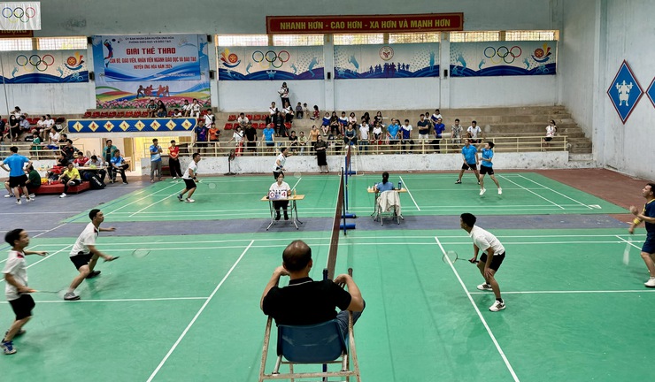 Ứng Hoà: Trên 200 VĐV tham gia Hội thao ngành Giáo dục năm 2024- Ảnh 1.