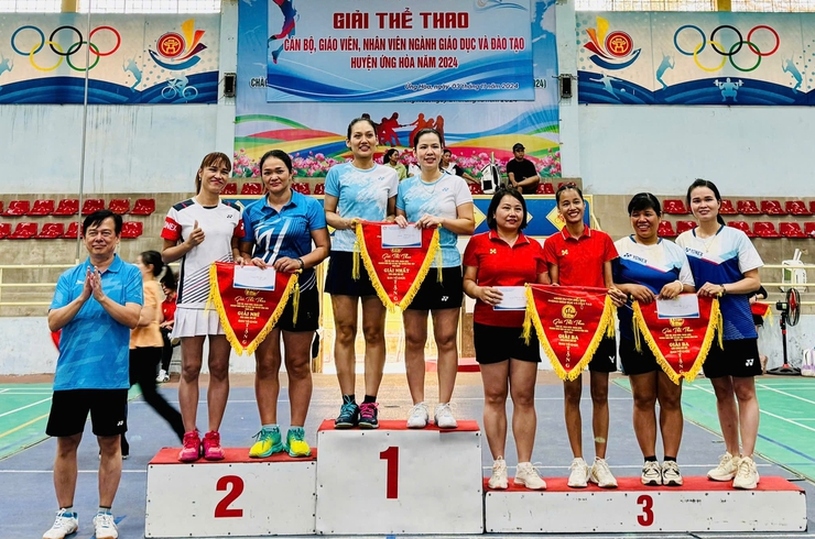 Ứng Hoà: Trên 200 VĐV tham gia Hội thao ngành Giáo dục năm 2024- Ảnh 3.