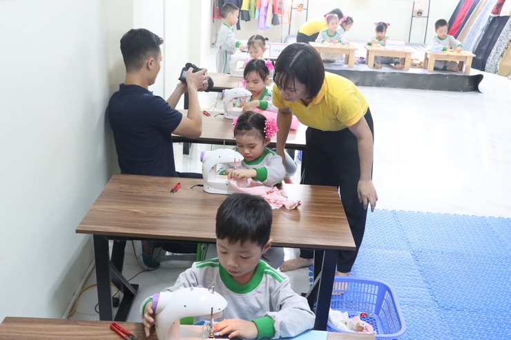 Đặc sắc các hoạt động trải nghiệm tại trường Mầm non Khai Thái- Ảnh 4.