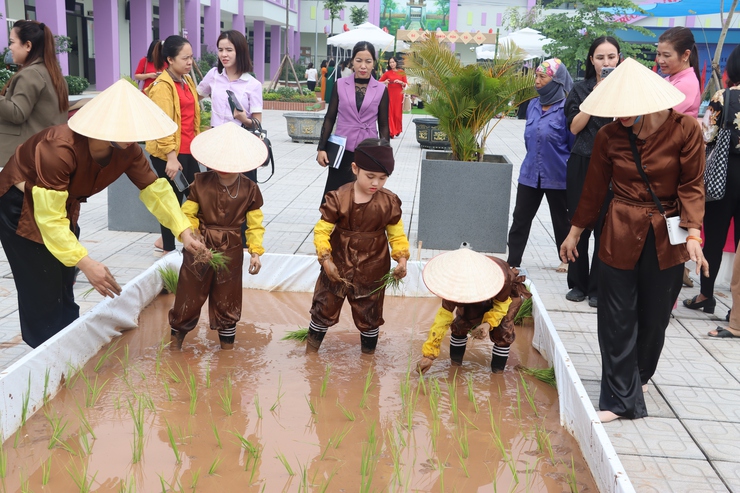 Đặc sắc các hoạt động trải nghiệm tại trường Mầm non Khai Thái- Ảnh 6.