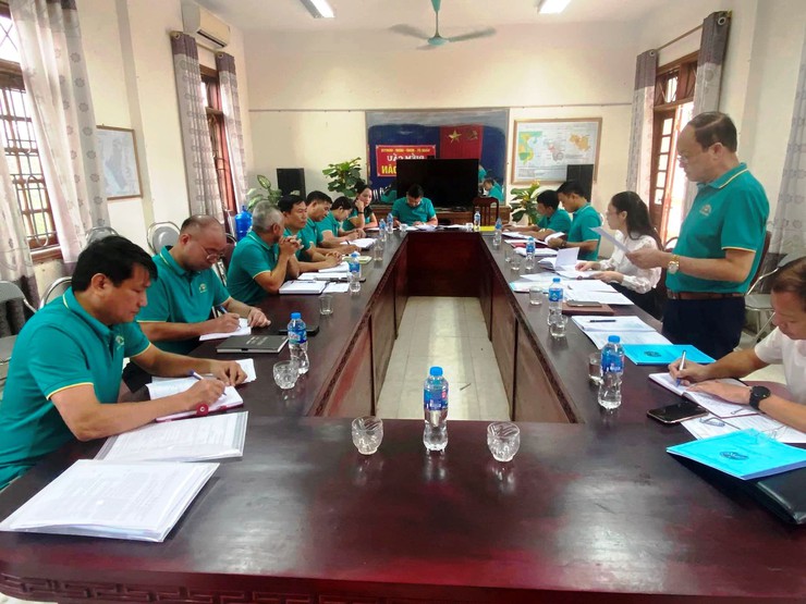 Hội Nông dân huyện chấm điểm thi đua năm 2024 tại các Cụm cơ sở Hội xã, thị trấn- Ảnh 2.
