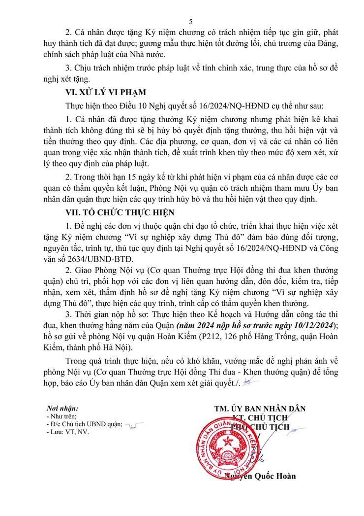 Đẩy mạnh chủ trương xét tặng Kỷ niệm chương “Vì sự nghiệp xây dựng Thủ đô” trên địa bàn quận Hoàn Kiếm- Ảnh 5.