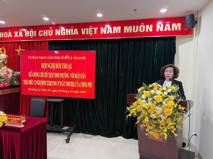 UBND phư ờng Lý Thái Tổ số 30 Lò Sũ đã tổ chức Hội nghị đối thoại giữa đồng chí Chủ Tịch UBND phường với Nhân dân theo điều 12 Nghị định 32/2021/NĐ-CP ngày 29/03/2021 của Chính phủ- Ảnh 2.