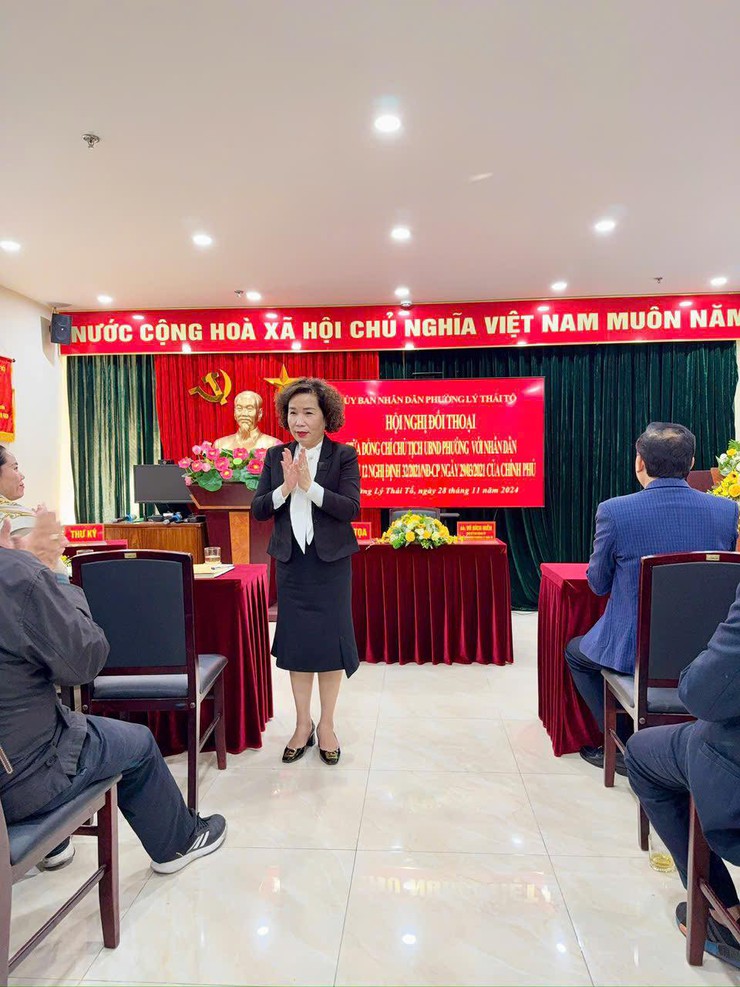 UBND phư ờng Lý Thái Tổ số 30 Lò Sũ đã tổ chức Hội nghị đối thoại giữa đồng chí Chủ Tịch UBND phường với Nhân dân theo điều 12 Nghị định 32/2021/NĐ-CP ngày 29/03/2021 của Chính phủ- Ảnh 4.