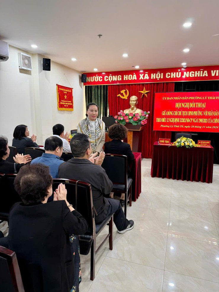 UBND phư ờng Lý Thái Tổ số 30 Lò Sũ đã tổ chức Hội nghị đối thoại giữa đồng chí Chủ Tịch UBND phường với Nhân dân theo điều 12 Nghị định 32/2021/NĐ-CP ngày 29/03/2021 của Chính phủ- Ảnh 5.