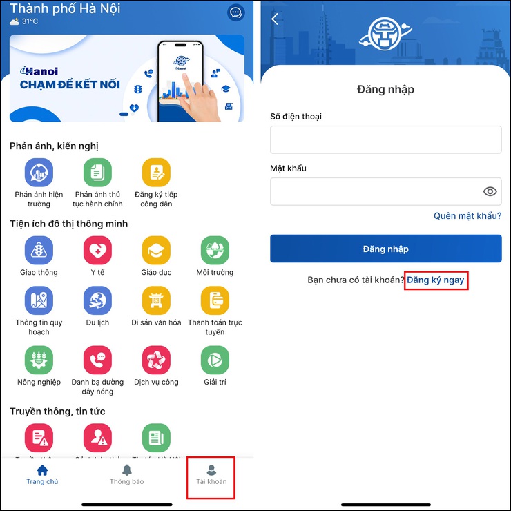 Hướng dẫn cách sử dụng ứng dụng Công dân Thủ đô số iHanoi - Trợ thủ đắc lực cho người Hà Nội và du khách- Ảnh 2.