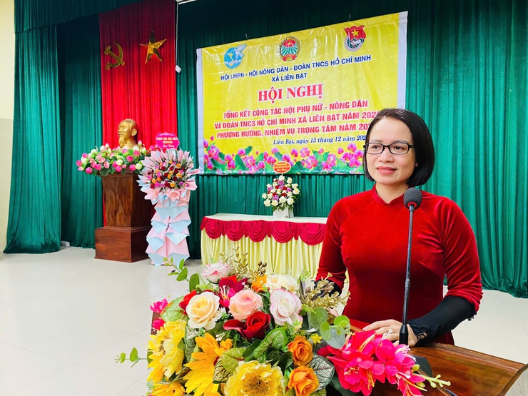HỘI NÔNG DÂN - PHỤ NỮ VÀ ĐOÀN THANH NIÊN XÃ LIÊN BẠT PHỐI HỢP TỔ CHỨC HỘI NGHỊ TỔNG KẾT CÔNG TÁC HỘI, ĐOÀN, ĐỘI NĂM 2024. TRIỂN KHAI PHƯƠNG HƯỚNG, NHIỆM VỤ NĂM 2025- Ảnh 2.