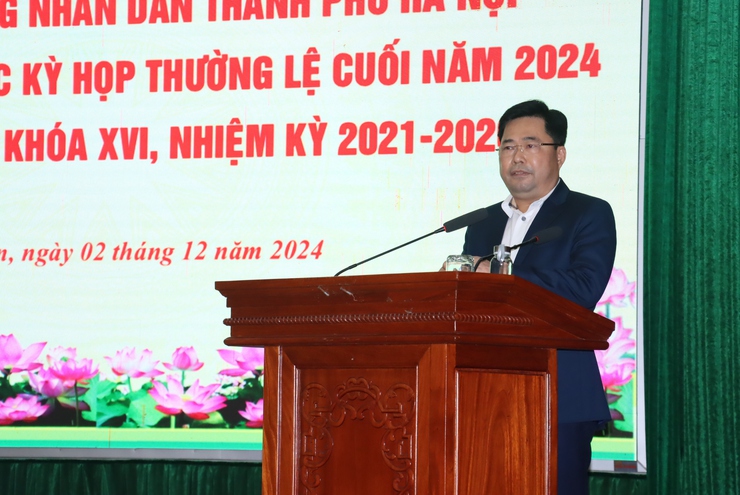 Tổ đại biểu số 17 HĐND thành phố tiếp xúc cử tri huyện Phú Xuyên trước kỳ họp thường lệ cuối năm 2024.- Ảnh 5.