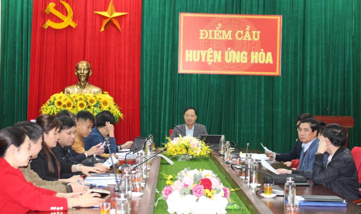 Ứng Hoà thẩm định, chấm điểm chỉ số cải cách hành chính các xã, thị trấn và các cơ quan chuyên môn thuộc UBND huyện- Ảnh 3.