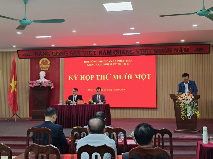 HỘI ĐỒNG NHÂN DÂN XÃ PHÚC TIẾN TỔ CHỨC KỲ HỌP THỨ MƯỜI MỘT, KHÓA XXII, NHIỆM KỲ 2016-2021- Ảnh 3.