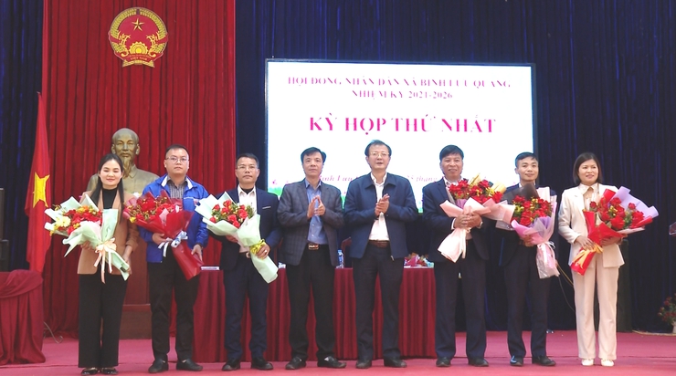 HĐND XÃ BÌNH LƯU QUANG TỔ CHỨC THÀNH CÔNG KỲ HỌP THỨ NHẤT, NHIỆM KỲ 2021 - 2026.- Ảnh 3.