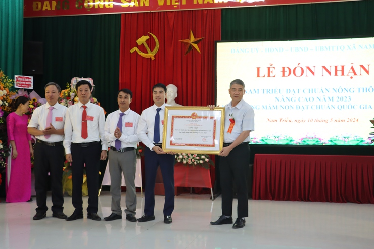 Đảng ủy xã Nam Triều thực hiện tốt công tác TCXD Đảng 2024- Ảnh 1.