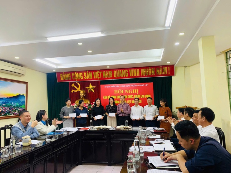 Phường Hoàng Liệt tổ chức Hội nghị cán bộ, công chức, viên chức, người lao động năm 2025.- Ảnh 3.