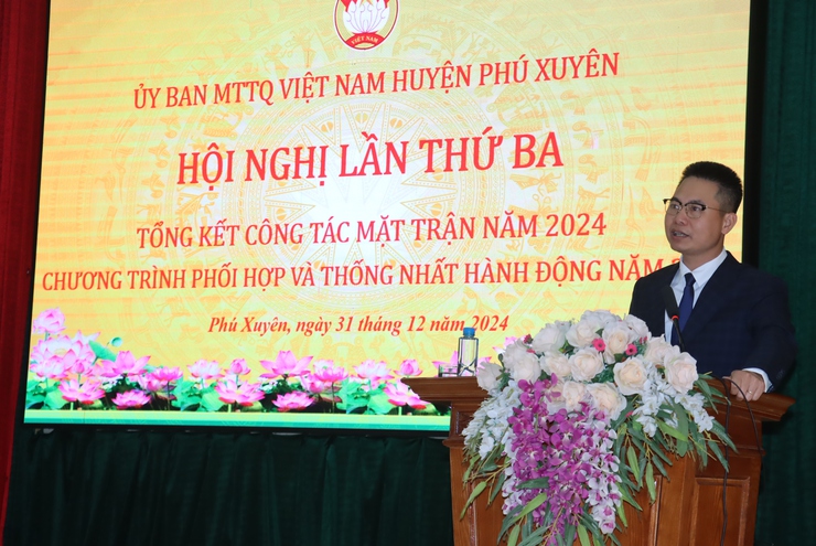 Huyện Phú Xuyên tổng kết công tác mặt trận năm 2024- Ảnh 4.
