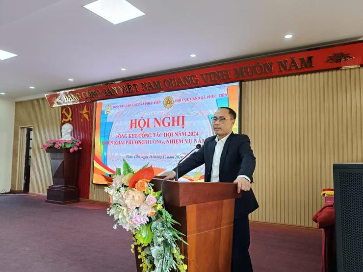 HỘI CỰU GIÁO CHỨC VÀ HỘI CỰU CAND 
TỔ CHỨC TỔNG KẾT CÔNG TÁC HỘI NĂM 2024
 TRIỂN KHAI PHƯƠNG HƯỚNG NHIỆM VỤ NĂM 2025.
- Ảnh 4.