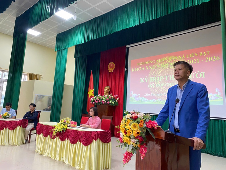 HĐND XÃ LIÊN BẠT KHÓA XXI, NHIỆM KỲ 2021 - 2026 TỔ CHỨC THÀNH CÔNG KỲ HỌP THỨ 10 (KỲ HỌP CHUYÊN ĐỀ VỀ CÔNG TÁC CÁN BỘ)- Ảnh 5.
