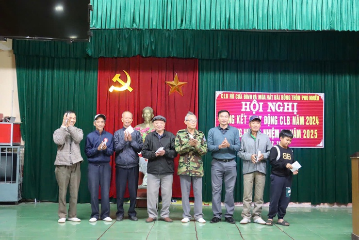 Tổng kết hoạt động CLB Hò Cửa đình và múa hát bài bông thôn Phú Nhiêu- Ảnh 3.