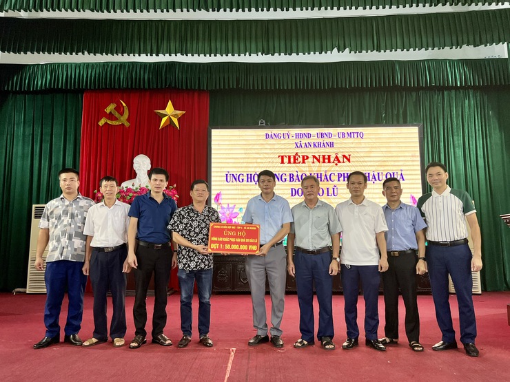 Các Thôn, Tổ dân phố trên địa bàn xã An Khánh hưởng ứng ủng hộ Đồng bào bị thiệt hại do bão lũ- Ảnh 4.