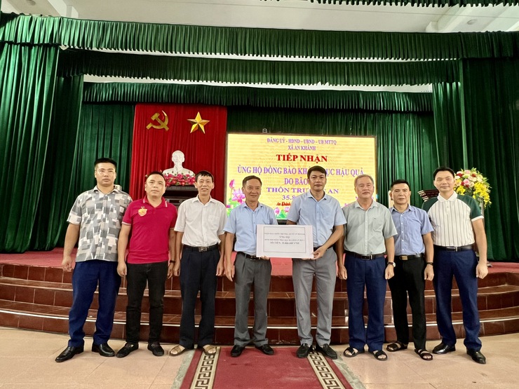 Các Thôn, Tổ dân phố trên địa bàn xã An Khánh hưởng ứng ủng hộ Đồng bào bị thiệt hại do bão lũ- Ảnh 7.