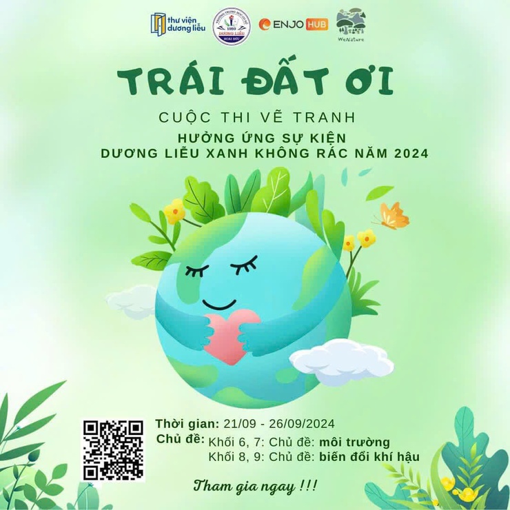 THÔNG BÁO CUỘC THI VẼ TRANH VỀ MÔI TRƯỜNG: "TRÁI ĐẤT ƠI" - Ảnh 1.