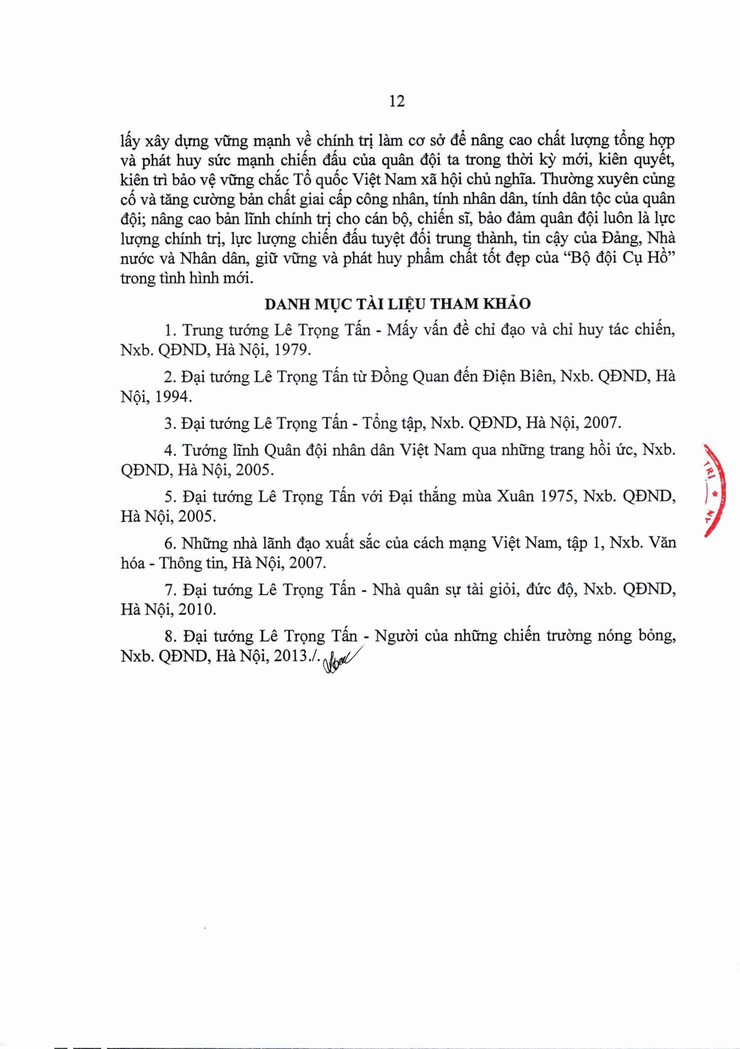 Kỷ niệm 110 năm ngày sinh Đại tương Lê Trọng Tấn (01/10/1914 – 01/10/2024)- Ảnh 15.