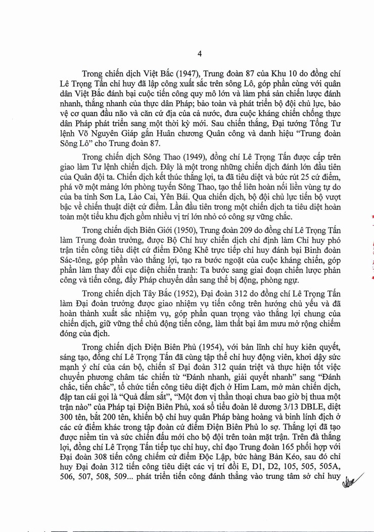 Kỷ niệm 110 năm ngày sinh Đại tương Lê Trọng Tấn (01/10/1914 – 01/10/2024)- Ảnh 7.
