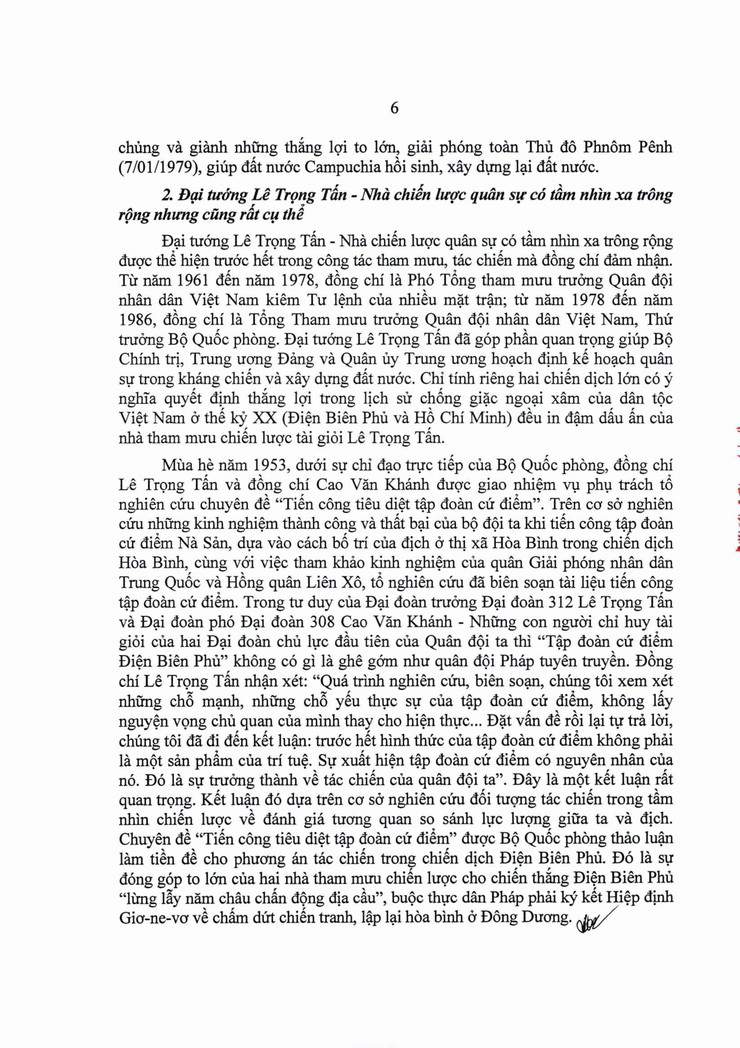 Kỷ niệm 110 năm ngày sinh Đại tương Lê Trọng Tấn (01/10/1914 – 01/10/2024)- Ảnh 9.