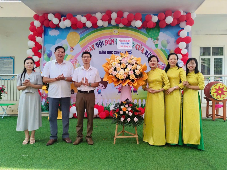 Lễ khai giảng năm học 2024 - 2025 nhà trường 3 cấp học trên địa bàn xã Đại Xuyên- Ảnh 2.