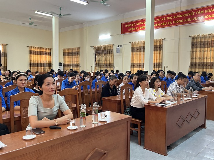 Xã Thọ Xuân triển khai mô hình về chăm sóc sức khỏe sinh sản cho nam, nữ trước khi kết hôn năm 2024- Ảnh 1.