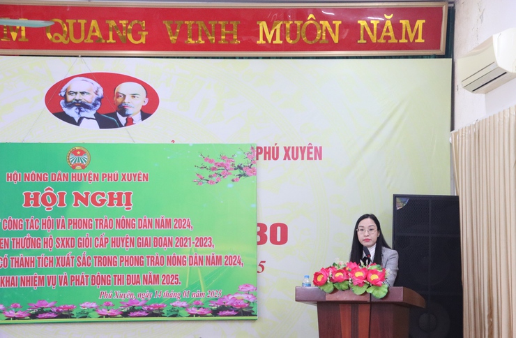 Tổng kết Công tác Hội và phong trào nông dân; biểu dương hộ sản xuất kinh doanh giỏi cấp huyện năm 2024- Ảnh 2.