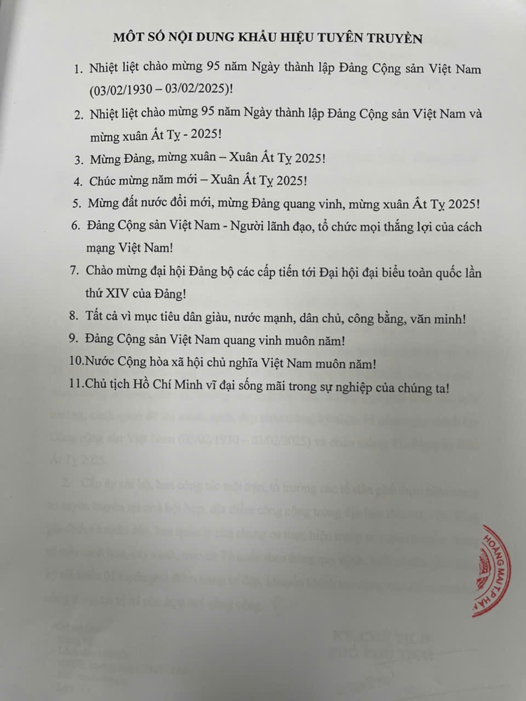 Thông báo về việc treo cờ Tổ quốc - Ảnh 2.
