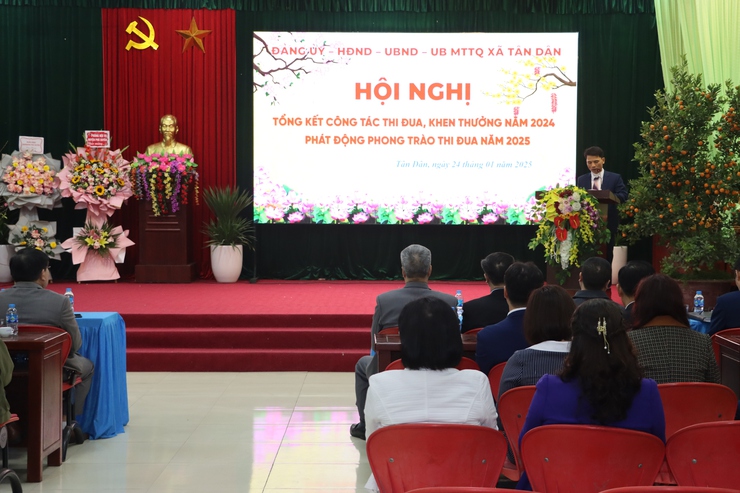 Xã Tân Dân  tổng kết Phong trào Thi đua yêu nước 2024- Ảnh 2.