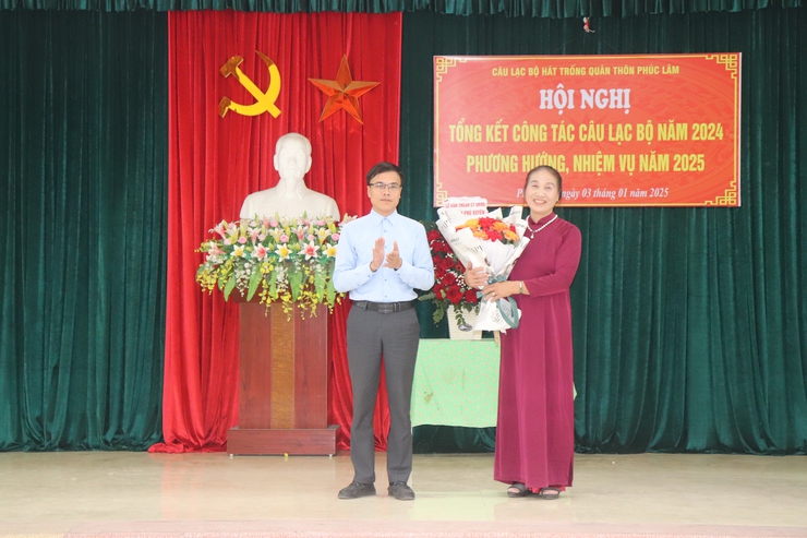 
Câu lạc bộ trống quân thôn Phúc Lâm tổng kết công tác câu lạc bộ năm 2024; phương hướng, nhiệm vụ năm 2025
- Ảnh 2.