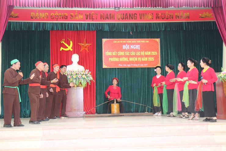 
Câu lạc bộ trống quân thôn Phúc Lâm tổng kết công tác câu lạc bộ năm 2024; phương hướng, nhiệm vụ năm 2025
- Ảnh 5.