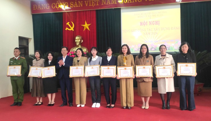 Đảng ủy xã Thọ Xuân tổ chức hội nghị Tổng kết công tác xây dựng Đảng năm 2024- Ảnh 7.