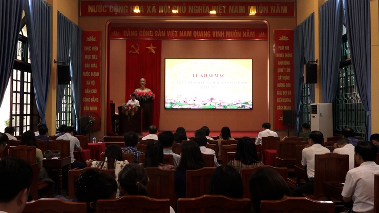 Hương Sơn khai mạc Tuần lễ học tập suốt đời năm 2025- Ảnh 1.