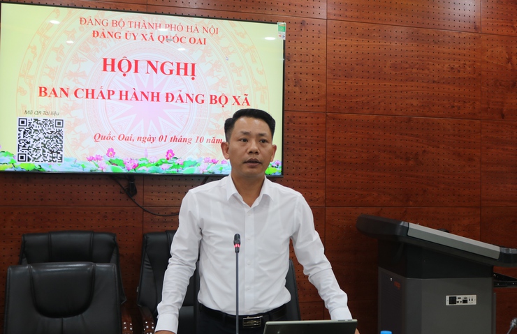 Đảng bộ xã Quốc Oai: Đoàn kết, nỗ lực, hoàn thành nhiều nhiệm vụ trọng tâm công tác xây dựng Đảng, phát triển kinh tế - xã hội, quốc phòng - an ninh quý III/2025- Ảnh 13.