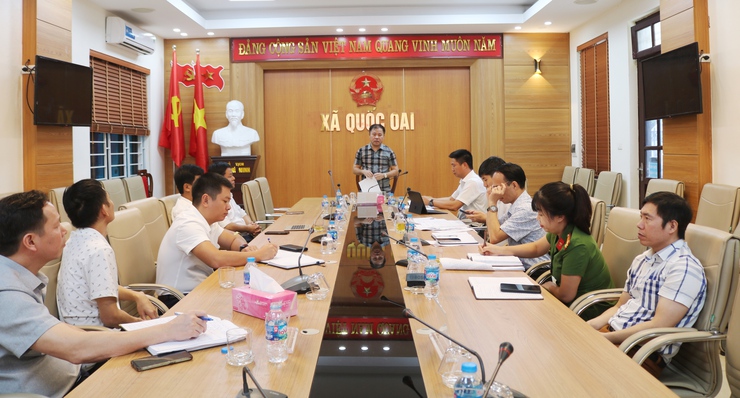 Xã Quốc Oai triển khai Chiến dịch làm giàu, làm sạch cơ sở dữ liệu đất đai- Ảnh 1.