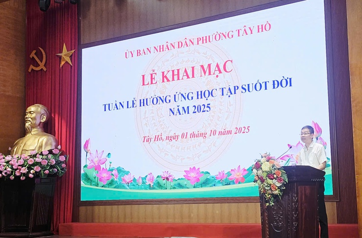 Tây Hồ khai mạc Tuần lễ hưởng ứng học tập suốt đời năm 2025- Ảnh 2.