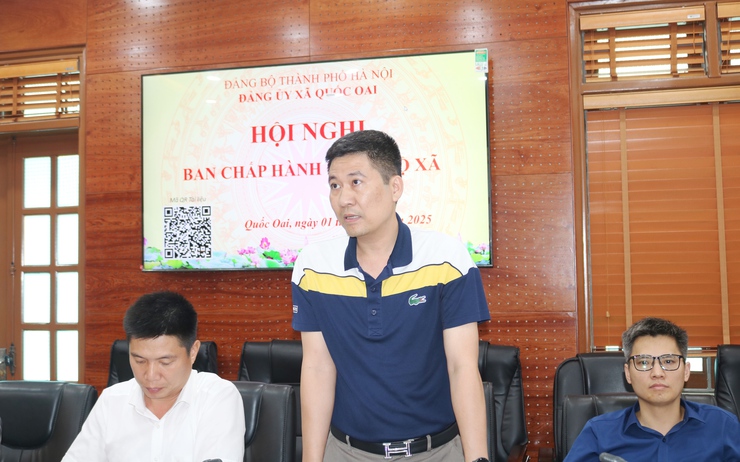 Đảng bộ xã Quốc Oai: Đoàn kết, nỗ lực, hoàn thành nhiều nhiệm vụ trọng tâm công tác xây dựng Đảng, phát triển kinh tế - xã hội, quốc phòng - an ninh quý III/2025- Ảnh 9.