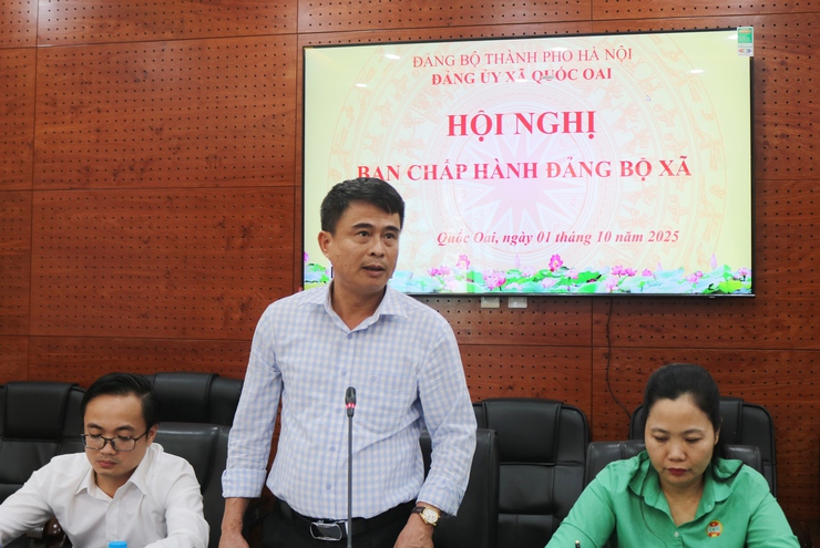 Đảng bộ xã Quốc Oai: Đoàn kết, nỗ lực, hoàn thành nhiều nhiệm vụ trọng tâm công tác xây dựng Đảng, phát triển kinh tế - xã hội, quốc phòng - an ninh quý III/2025- Ảnh 11.