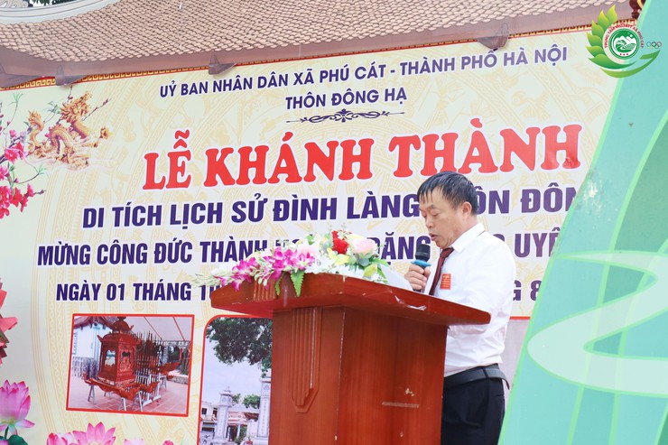 Thôn Đông Hạ long trọng tổ chức Lễ hội truyền thống và khánh thành Đình làng- Ảnh 3.