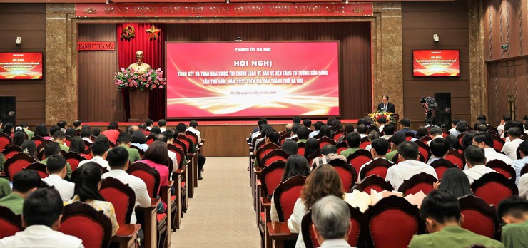 XÃ SÓC SƠN ĐẠT 04 GIẢI  CẤP THÀNH PHỐ TẠI CUỘC THI “CHÍNH LUẬN BẢO VỆ NỀN TẢNG TƯ TƯỞNG CỦA ĐẢNG” LẦN THỨ 5, NĂM 2025- Ảnh 3.